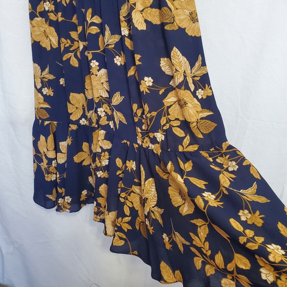 Nanette Lepore Smocked Floral Sleeveless Blouson Dress Size 16 - Picture 7 of 10